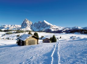 Winterlandschaft in der Ferienregion Seiser Alm - Kastelruth © SAM/Clemens Zahn
